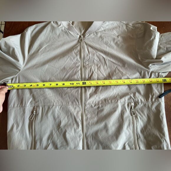 Zara || Men’s Khaki Tan Full Zip Daily Outdoor Lightweight Bomber Jacket XXL - Picture 6 of 7